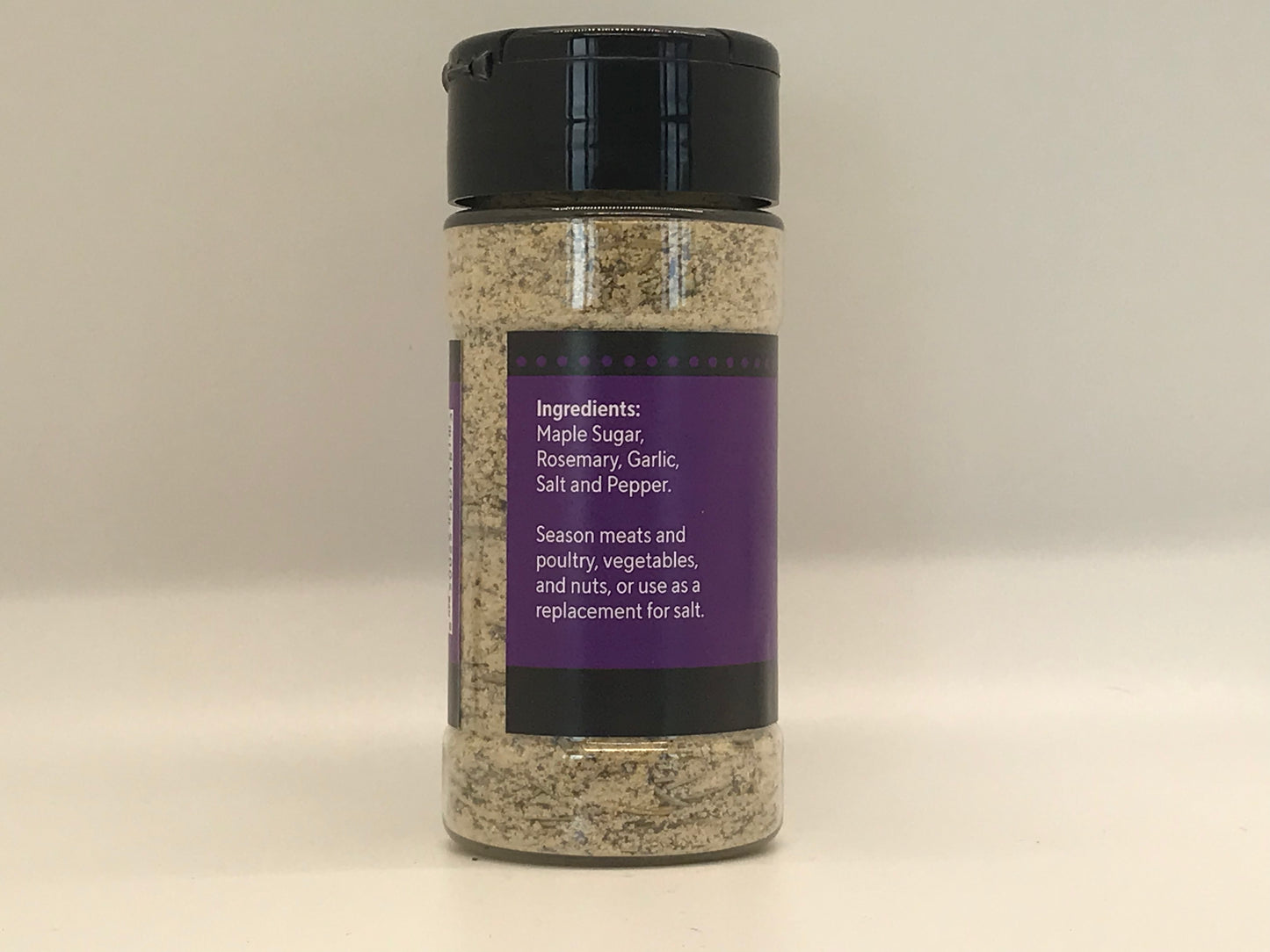 Maple Seasonings Maple Rosemary Maple Hill Farm Barton Vermont - Side