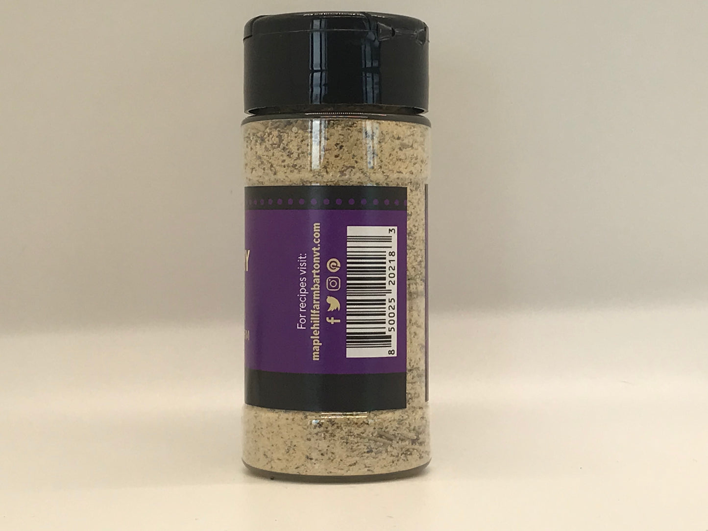 Maple Seasonings Maple Rosemary Maple Hill Farm Barton Vermont - Back