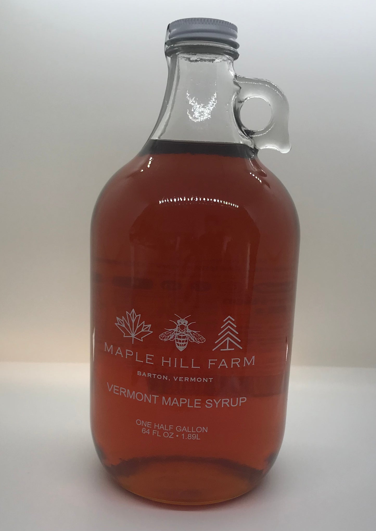 Maple Hill Farm Barton Vermont Maple Syrup - Glass Jugs