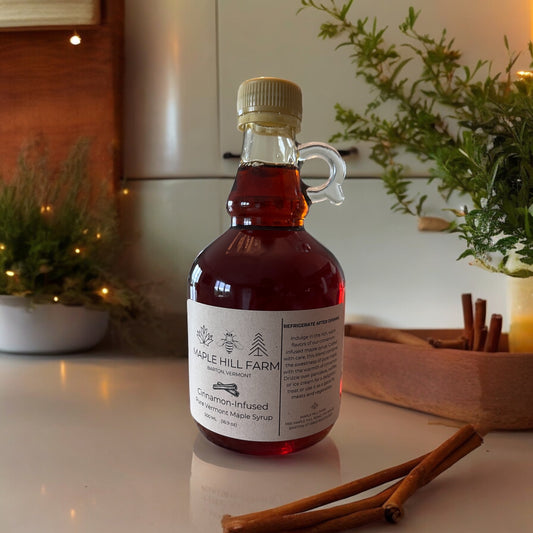 Cinnamon-Infused Maple Syrup