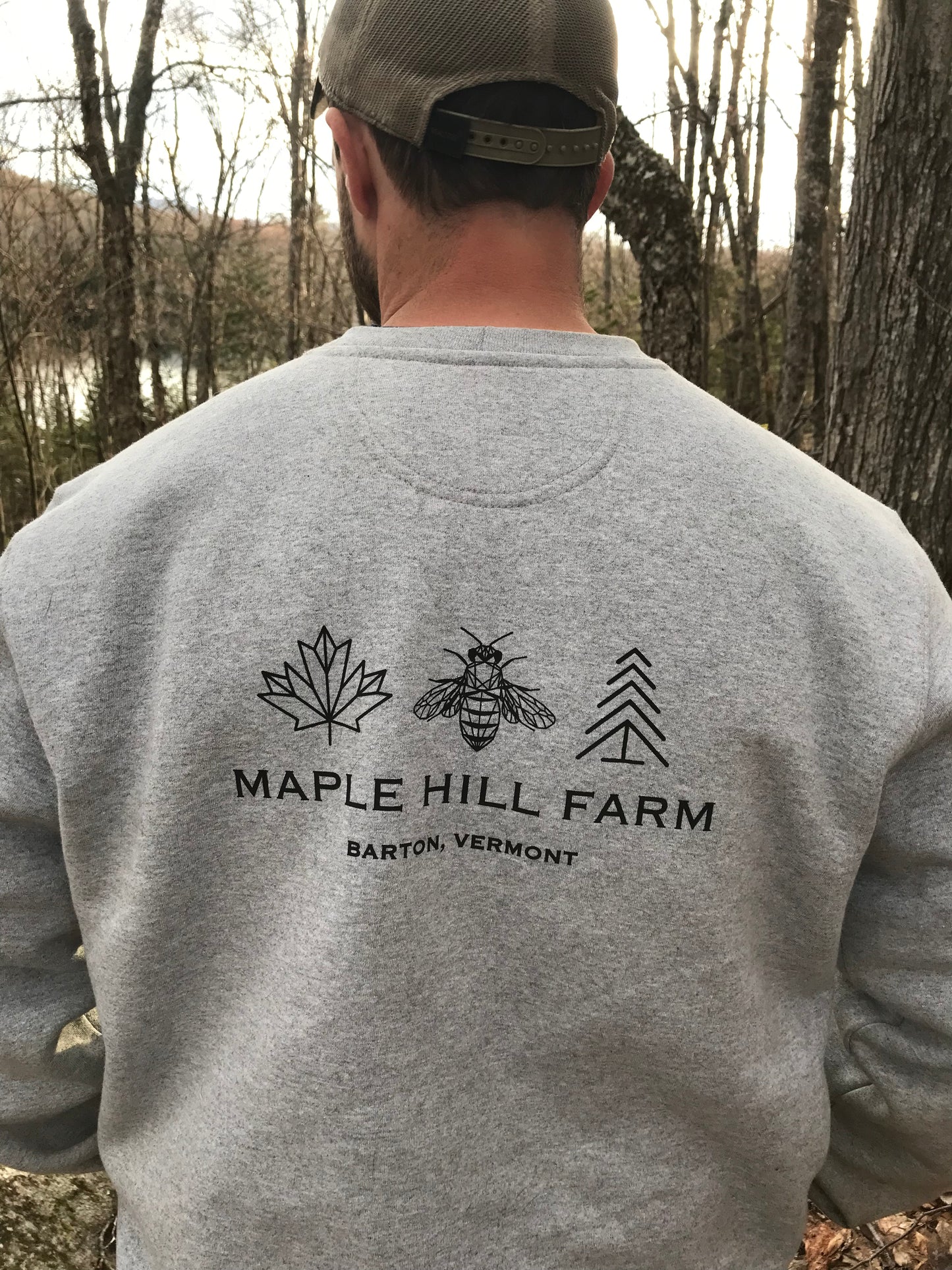 Maple Hill Farm Barton Vermont Crew Neck Sweatshirt